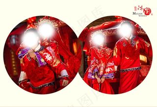 影楼婚纱写真古装相册图片