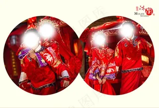 影楼婚纱写真古装相册图片