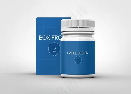 药瓶样机图片