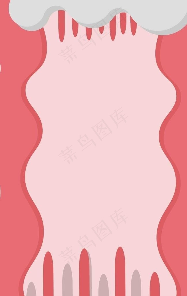 粉色波纹背景图图片ai矢量模版下载