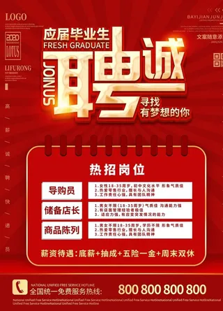 招聘海报图片