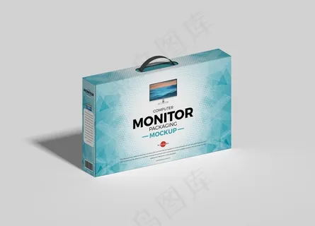 显示器包装样机图片
