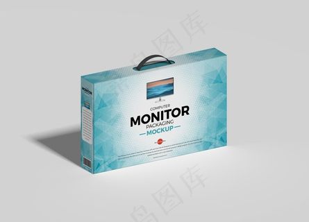 显示器包装样机图片 显示器包装样机图片