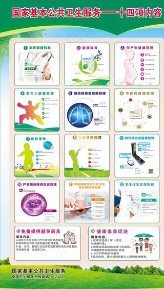 国家基本卫生服务14项图片