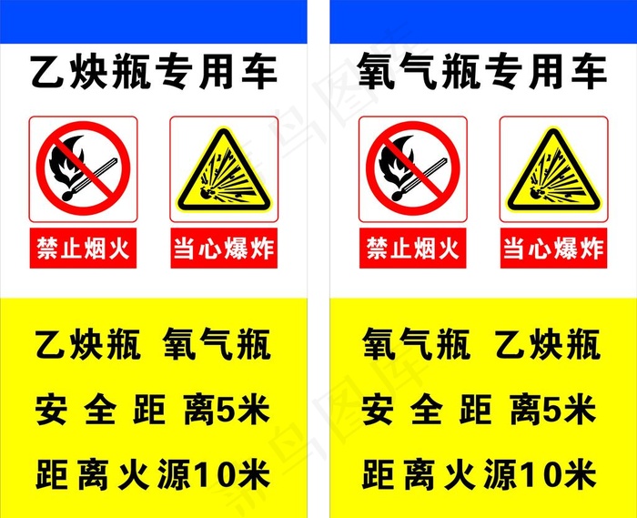 氧气瓶专用车图片cdr矢量模版下载