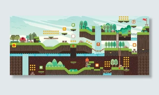 复古游戏界面设计图片