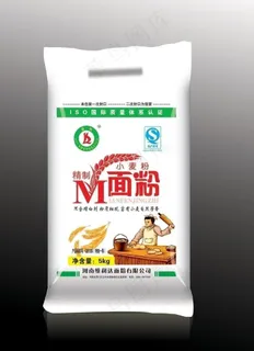精制面粉图片