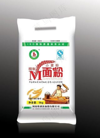 精制面粉图片
