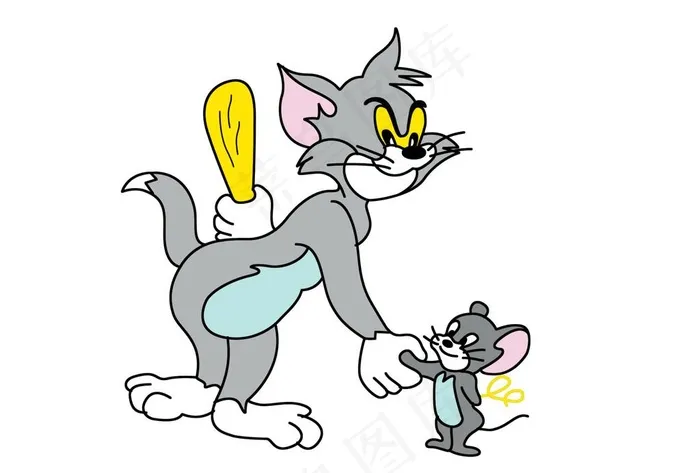 猫和老鼠图片psd模版下载