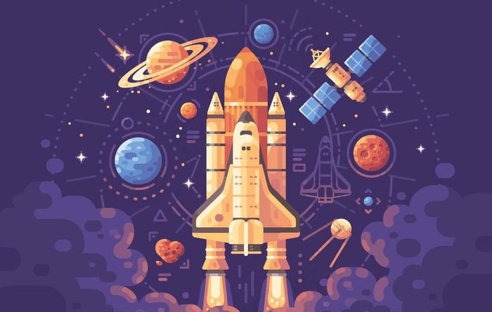 科技太空背景图片