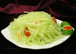 清炒莴笋丝图片
