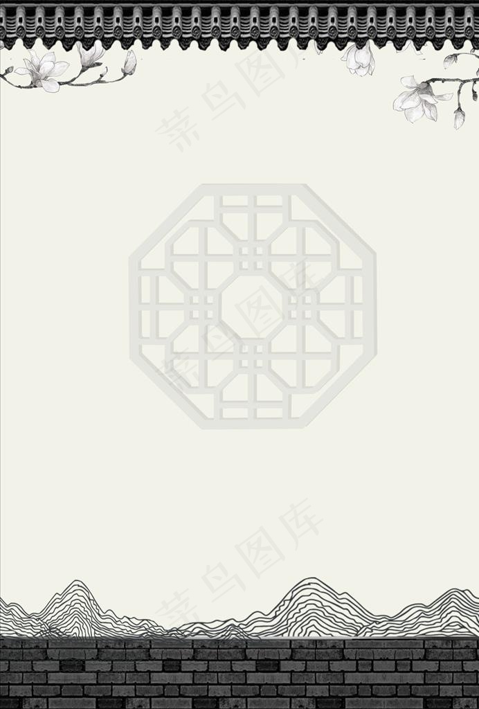 中国风背景图片cdr矢量模版下载