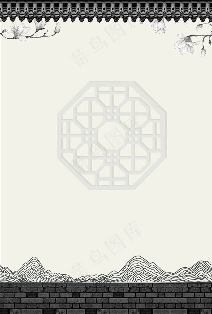中国风背景图片cdr矢量模版下载