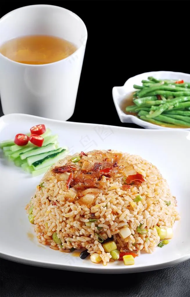 回锅肉炒饭图片