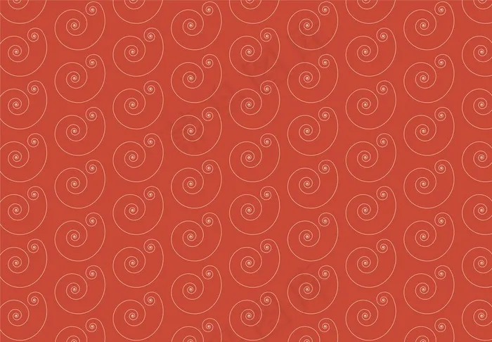 红色背景白色花纹图片ai矢量模版下载