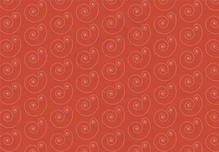 红色背景白色花纹图片