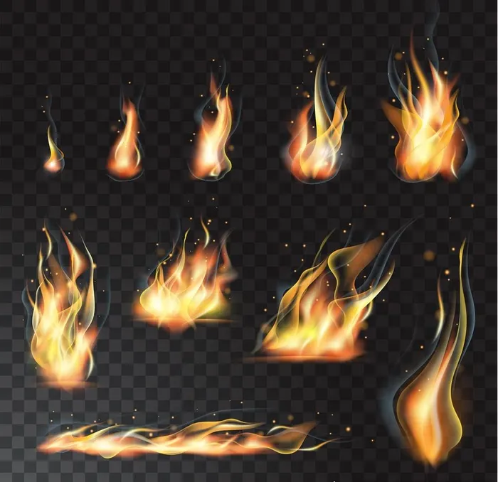 火焰图片ai矢量模版下载