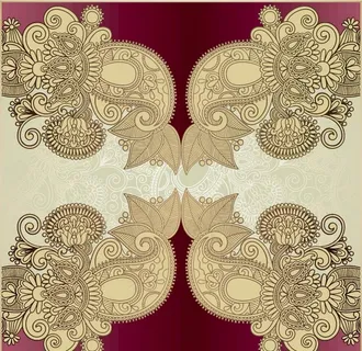 欧式花纹图片