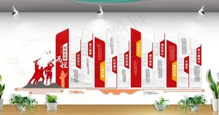 党的光辉历程文化墙图片