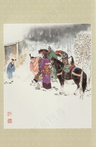 刘玄德三顾草庐图片