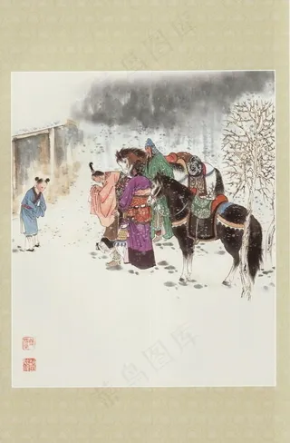 刘玄德三顾草庐图片