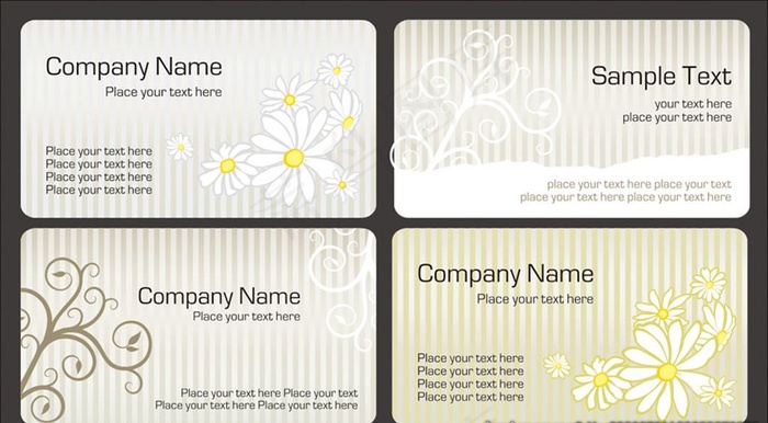 名片花纹 时尚花纹图片