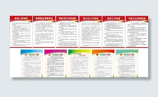 学校制度 校园制度 学校管理图片