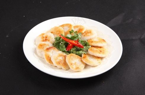 香煎墨鱼饼图片