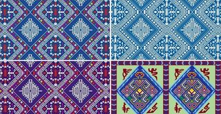 黎锦 民族图案 黎族图案图片