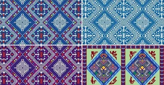 黎锦 民族图案 黎族图案图片