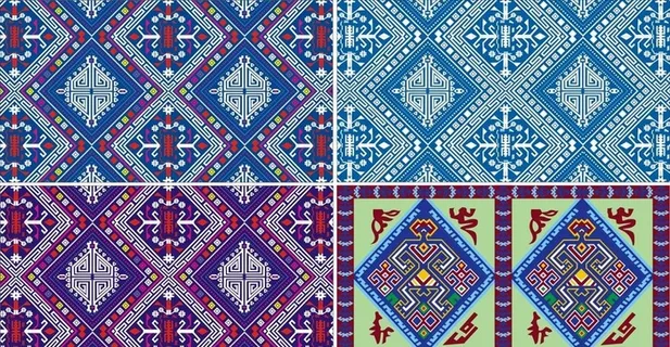 黎锦 民族图案 黎族图案图片 黎锦 民族图案 黎族图案图片