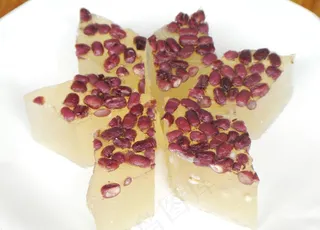 红豆薏米水晶糕图片