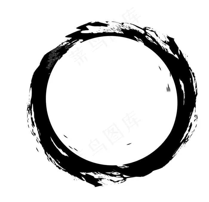 水墨边框元素图片psd模版下载