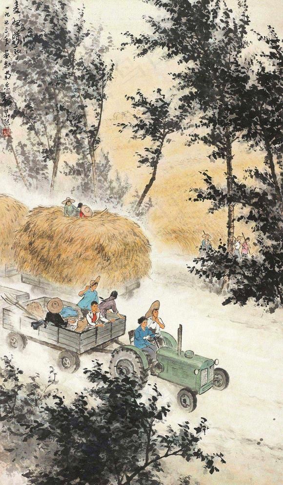 麦收时节图片