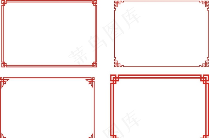 边框图片cdr矢量模版下载