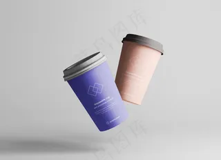 咖啡纸杯样机图片