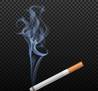 香烟的烟气矢量素材图片