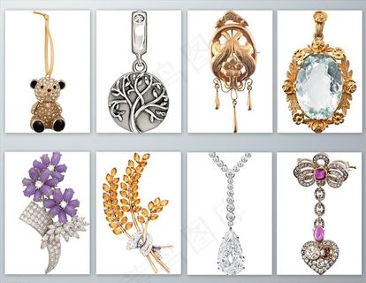 珠宝钻石耳环PNG免抠素材图片