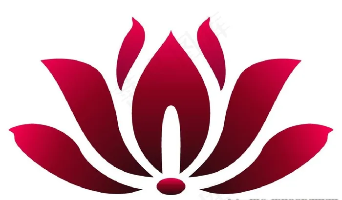 荷花衍化图标图片eps,ai矢量模版下载