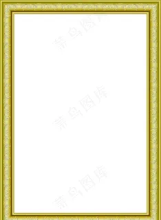 金色边相框图片