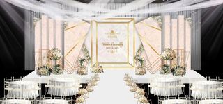 香槟色婚礼效果图图片