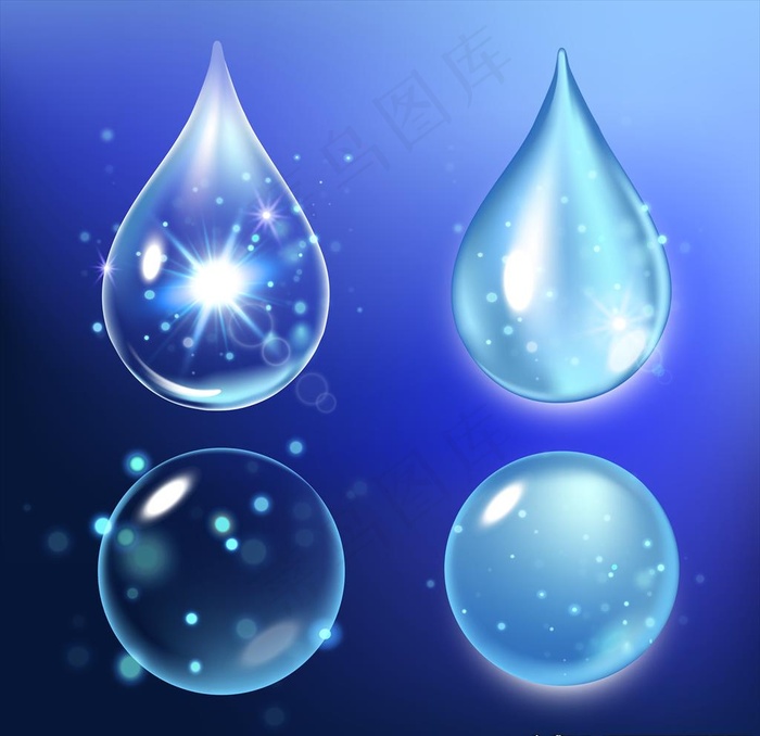 水珠图片ai矢量模版下载
