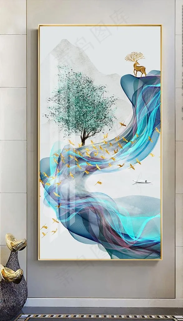 装饰画图片(3969X6803(DPI:72))psd模版下载