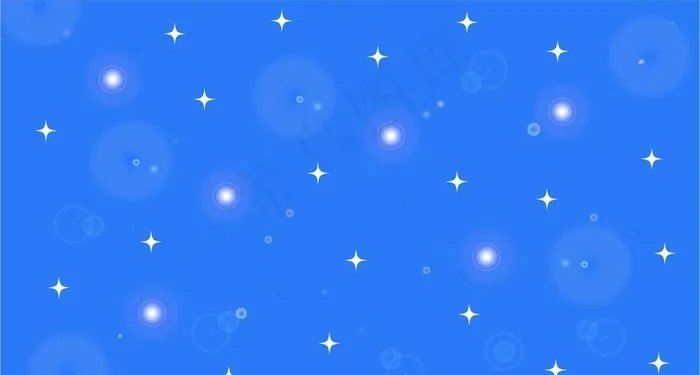 蓝色星星科技背景素材图片ai矢量模版下载