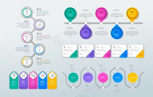 平面设计信息图形元素图片