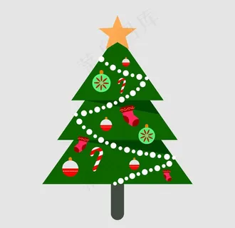 圣诞树矢量素材图片