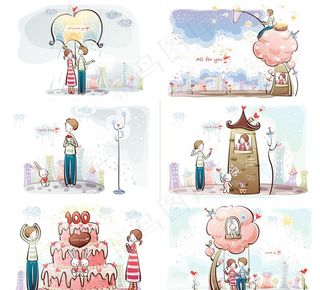 小清新插画图片