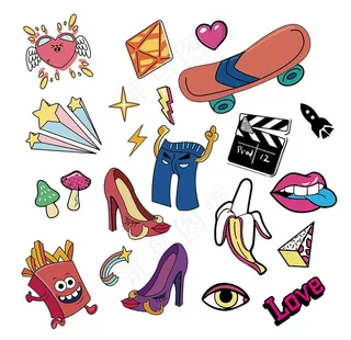 嘻哈小元素图片