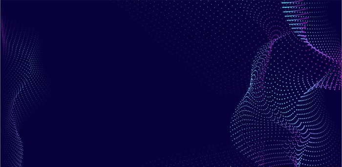 蓝色科技波点背景图片