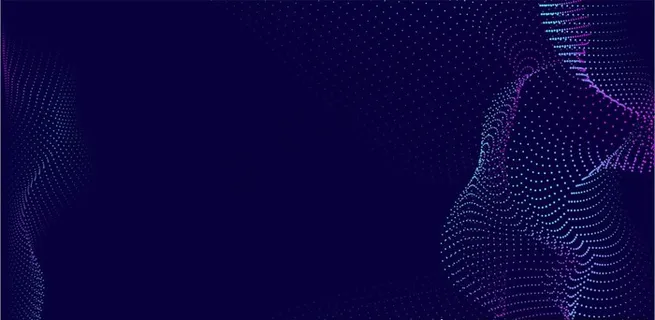 蓝色科技波点背景图片